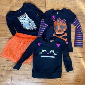 Halloween 4t bundle of shirts